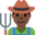 man farmer, dark skin tone